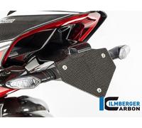 ILMBERGER CARBON KURZER POLIERTER KENNZEICHENHALTER FÜR DUCATI PANIGALE V4 R 20