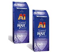 ILODA 2X 500ml Dr. Wack A1 Speed Wax Plus 3, Auto-Hartwachs, Auto-Wachs, Lackschutz, Lackversiegelung, Carnauba-Wachs mit extrem langanhaltenden Wasser-Abperl-Effekt für alle Lacke