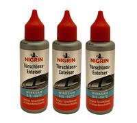 ILODA 3 x 50ml Nigrin Türschlossenteiser, Enteiser für Autotür, Türschloss-Entei
