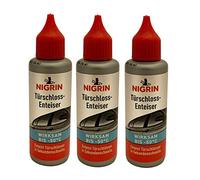 ILODA 3 x 50ml Nigrin Türschlossenteiser, Enteiser für Autotür, Türschloss-Enteiser, Schlossenteiser