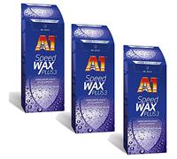 ILODA 3X 500ml Dr. Wack A1 Speed Wax Plus 3, Auto-Hartwachs, Auto-Wachs, Lackschutz, Lackversiegelung, Carnauba-Wachs mit extrem langanhaltenden Wasser-Abperl-Effekt für alle Lacke