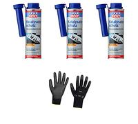 Iloda 3xOriginal Liqui Moly 300ml Katalysatorschutz 21284 Schutzhandschuhe