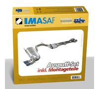 IMASAF Auspuff ab Kat für Audi A4 B5 V6 quattro 2.5 TDI 1997-2001 | + Anbauteile