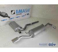 Imasaf Auspuffset ab Kat für Audi A4+Avant 1.6 (B5) 1994-2001|Mitteltopf+Endtopf