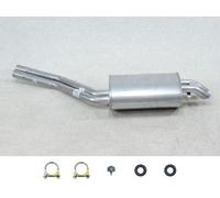 IMASAF Endtopf NEU für Mercedes SL SLC R107 280/350/380/450/500 Auspuff + Anbaut