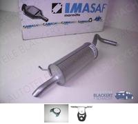 IMASAF ESD Auspuff Endtopf+Anbauteile für Skoda Fabia II Combi 1.2 TDI 2010-