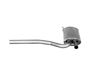IMASAF Mittelschalldämpfer Schalldämpfer für Audi A4 8D2 B5 8D5 13.27.06