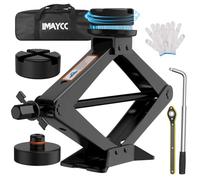 IMAYCC 3T Wagenheber Neues Upgrade, Universelle Scherenwagenheber für Auto mit Gummiauflage, Tragbarer Wagenheber mit Radmutternschlüssel, Auto-Notfallset für SUV MPV Tesla Wartung und Reparatu