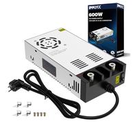 IMAYCC Schaltnetzteil 12V 50A, 600W Transformator 110V AC auf DC Netzteil 12Volt Adapter, 12 Volt Spannungswandler für Standheizung, LED Beleuchtung,Industrieanlagen.