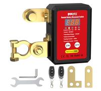 IMAYCC Smart Drahtloser Ferngesteuerter Auto Trennschalter, Batterie Trennschalter 12v 240A with Led Voltage Display, Batterie Kill Switch Anti-Diebstahl, Hauptschalter 12v für Fahrzeug, RV, LKW, Boot