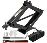 IMAYCC Tragfähiger Wagenheber 3T/3000KG, Verdickte Scherenwagenheber für Auto/SUV/MPV, Tragbarer Car Jack mit Ratschegriff, Auto-Notfallset, Ideal für Wartung und Reparatur(Schwarz)