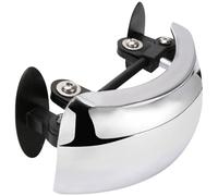 IMIKEYA 1 Stück Motorrad Windschild Spiegel Weitwinkel Rückspiegel Chrom für Motorräder Bietet Blinden Bereich Sicht Unverzichtbar mit Windschutzscheibe