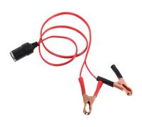 IMIKEYA Überbrückungskabel mit Batterie klemmen und Zigarettenanzünder stecker Farbcodierte Clips Leichte Auto Starthilfekabel für Fahrzeugbatterien Camping Wohnmobil mit Tragetasche
