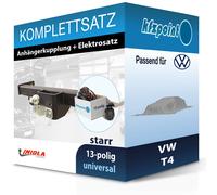 IMIOLA HAK-POL Anhängekupplung starr und TOWTEC E-Satz 13polig für VW T4 96- AHK