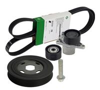 INA 7PK1685 Rollen Satz + Riemenscheibe Kurbelwelle für NISSAN OPEL RENAULT 1.6D