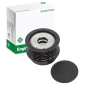 INA Generatorfreilauf Riemenscheibe Lichtmaschine 1873207 FV4T10A352AA 2261975 für FORD FOCUS III Turnier Kuga Mk2 (DM2) FOCUS III C-Max II (DXA/CB7, DXA/CEU) Grand C-Max (DXA/CB7, DXA/CEU) Kuga Mk3