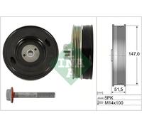 INA Riemenscheibe, Kurbelwelle mit Zubehör 147mm für VAUXHALL OPEL 544 0509 20