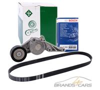 INA RIEMENSPANNER +BOSCH KEILRIPPENRIEMEN FÜR SKODA OCTAVIA 1Z 1.9 2.0 TDI 04-10