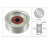 INA | Umlenk-/Führungsrolle, Keilrippenriemen | 532 0587 10