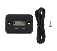 Induktiver Tachometer | Zubehör für Motorrad, LCD, wasserdicht, Stundenzähler, Hochspannungsgenerator | für Rasenmäher, Boot, Laubbläser, Fahrrad, Quad, Generator, Hochdruckreiniger, Motorrad