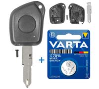 infrarot Schlüssel Ersatz Gehäuse und Batterie CR2016 für Peugeot 106 306 1,0