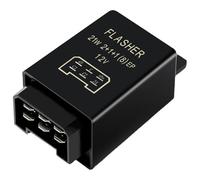 Infreecs Blinkerrelais 12V 21W, 6-poliges Blinkgeber Relais 75605146, Elektronischer Blinkerschalter für Traktor, Oldtimer, Schlepper, PKWs, LKWs & Baumaschinen (2+1+1) 0335200160