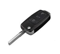 INION VWKS04 - Satz -1x Ersatz Schlüsselgehäuse - 3 Taste Autoschlüssel Klappschlüssel mit Rohling Schlüssel Chiavi Fernbedienung Funkschlüssel Neu Gehäuse ohne Elektronik