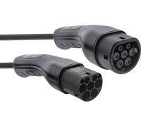 InLine® EV Spiral-Autoladekabel 22kW Typ2, 3-phasig, 5m