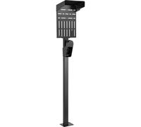 InLine Universal Wallbox-Standfuß mit EV-Ladekabel Halterung, schwarz
