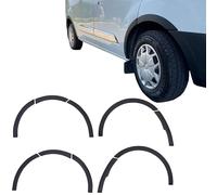 INLY 4 TLG ABS Radläufe Kotflügel Verbreiterung Schmutzfänger Radaugenbrauen Radkästen Radlaufleisten Schwarz kompatibel mit Transit Tourneo Custom (2018-2023)