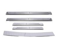 INLY Ladekantenschutz Stoßstangenschutz Heckschutz Schutzleisten Kofferraum Lack Schutz Leiste Einstiegsleisten Türschweller Türschutzleiste Chrom Edelstahl kompatibel mit Passat B8 Variant 2014-2024