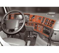 Innen Armaturenbrett Rand Set für Volvo FH12 2002-2016 23 Teile Mahagoni Sticker