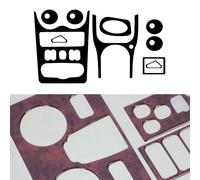 Innenraum Dekor Cockpit für Dacia Sandero 2008-2012 Wurzelholz Optik 18tlg