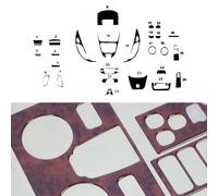 Innenraum Dekor Cockpit für Ford Tourneo Courier 2014-2018 Wurzelholz Optik 26x