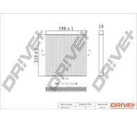 Innenraumfilter Drve+ DP1110.12.0174 Aktivkohlefilter für TOYOTA AVENSIS Verso