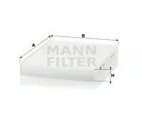 Innenraumfilter hinter dem Handschuhfach Partikelfilter CU 26 001 MANN-FILTER