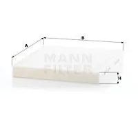 MANN-FILTER Innenraumfilter CU 26 009 Pollenfilter,Staubfilter VW,AUDI,SKODA,GOLF VII 5G1, BE1,GOLF VII Kombi BA5,GOLF VI Cabriolet 517