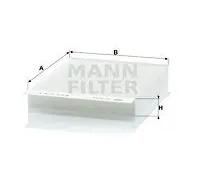 MANN-FILTER CU 2143 Innenraumfilter/Kabinenluftfilter - für Pkw + Transporter