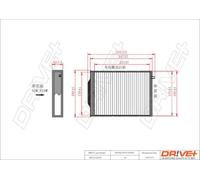 Innenraumfilter Partikelfilter DP1110.12.0035 Drve+ für RENAULT MEGANE II