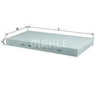 Filter Innenraumluft MAHLE LA 117 für Cadillac Saab Fiat Opel Chevrolet Audi BLS