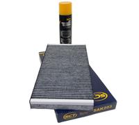 Innenraumfilter SAK203 + Klima Reiniger für Mercedes A Klasse W169 B-Klasse W245