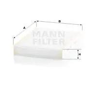Innenraumluftfilter MANN-FILTER CU 27 009