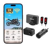 INNOVV RC6 Motorradkamera und Toter-Winkel Assistent mit Motorrad Dashcam Front und Heck 2K+1080P, Motorrad Toter-Winkel-Assistent mit akustischem und optischem Alarm, Geeignet für viele Motorräder