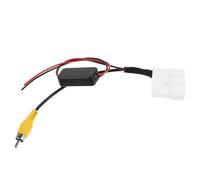 INOOMP 24-poliger Rückfahrkamera Steckverbinder mit Spannungswandler Kunststoff und Legierung Einfache Installation für Autoelektronik Nachrüstung