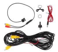 INOOMP Kabellose Rückfahrkamera fürs Auto Metall und Kunststoffgehäuse mit HD Bildqualität Inklusive Signalkabel und Signaltransformator für Sicheres Rückwärtsparken