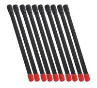 INOOMP Kunststoff Ventilschaftverlängerungsstangen 180mm Lang 10 Stück Robust und Zuverlässig Schwarz Praktische Reifenventilverlängerung für Fahrzeugreifen und Fahrräder