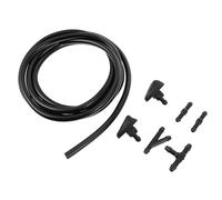 INOOMP Scheibenwaschdüsen Satz mit Flexiblem Schlauch Ersatz für Fahrzeugmodelle 307 308 408 C5 Präzise Passform und Langlebiges Material für Scheibenwaschanlage