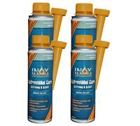 INOX® Hydrostößel Care Additiv, 4x250ml - Auto Motor Reinigung und Pflege