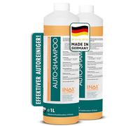 INOX® - Nano Line Autoshampoo Konzentrat 2x1L | Autoreiniger für PKW, LKW, Wohnmobil und Motorrad | Autoshampoo für Hochdruckreiniger | Sanfte Reinigung