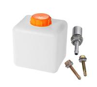 Inscrip Kraftstofftank, 2,5L Kraftstofftank, Kunststoff Benzintank mit 2 an der Wand montierbaren Befestigungsschrauben, Wassertank Dieseltank Wassertank, Universal Ölbox Tragbare Tank für Boot, LKW